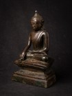 Special Antique Bronze Burmese Buddha Statue From Burma  15th Century