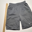 Nike Youth Gray Mesh Athletic Fit Shorts Size 7