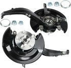 Front Steering Knuckles   Wheel Hub Bearings For 2009 2010-2012 Honda Accord Tsx