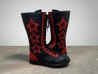 Men Wrestling Boots   Pro Wrestling Boots   Tall Lace-up Boots   Custom Handmade