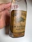 Antique 1890s Olive Olives Tompkins Labeled Label Bottle Jar Elmira New York Ny