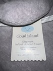 Cloud Island Animal Hooded Infant Bath Towel 30 x30  Terry Cotton New