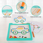 Magnetic Drawing Board For Kids Magnetic Dot Art Doodle Board With Magnetic Pen 