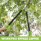 Workpro 28  Bypass Loppers Heavy Duty Branch Cutter Tree Trimmer 1-1 4  Capacity