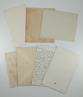 Greeting Card Paper Ephemera Vintage Lot Of 7 Get Well Valentine Birthday Easter