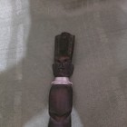 Primitive Vintage Antique African Carved Wooden Spear  short Sword 22  Sculpture