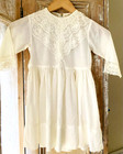 Sweet Kate Greenaway Vtg  3127 Childs Dress Girls Size 6 Cream White W lace Trim
