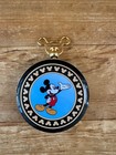 Disney Mickey Mouse Gold Quartz Pocket Watch Verichron 1990s Vintage-never Used 
