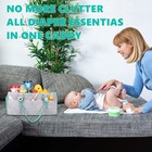 Baby Diaper Caddy Organizer For Boy Or Girl Large Nursery Storage Bin Basket    