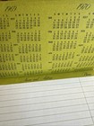Vtg 1969 Hallmark Date Book Calendar From Rafferty   s - Unused  3 5   x5 5   