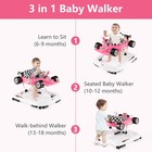 Foldable Baby Walker  3 In 1 Activity Center Leaning-seated Walk-behind With    