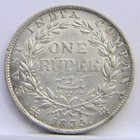 British India  William Iv East India Company 18359 c  Silver Rupee  Toned Ua
