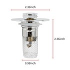 4 Pcs Bathroom Sink Stopper Hair Catcher Bathroom Pop Up Sink Drain Filter Us