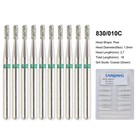 Dental Bur 330 Pear Diamond Bur Fg 830 010 830 008 Medium Coarse Grit High Speed