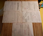 Vintage Stock Certificate Lot  5      Mattel Barbie  Babcock Wilcox Tmi  Gardner