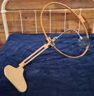 Wooden Quilting Hoop Lap Stand Set Floor Frame Magnifier 23  27  Hoops Lot