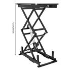 Electric Scissor Lift Table Hydraulic 180lbs Capacity Adjustable Height Foldable