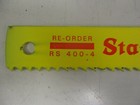 Starrett Redstripe Rs400-4 High Speed Steel Hacksaw 16  4 Teeth  