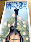 Greensky Bluegrass Vic Theatre Chicago Il 2023 Screen Print Poster Holly Bowling