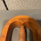 Antique Vintage 6-3 4   all Wood Hat Stretcher Form Mold Great Patina