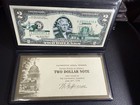 Indiana Genuine Legal Tender  2 Dollar Bill Honoring America s 50 States
