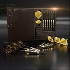 Premium Steel Tip Darts Set With Brass Barrels  Aluminum Shafts   Accessories