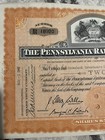 Vintage 1948 Pennsylvania Railroad Company Stock Certificate