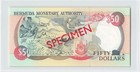 Bermuda  50 Dollars 1997  P-48s  Specimen  C 1 000000  Original Unc  Qeii  C7