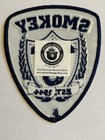 Smokey Bear Est  1944 Blue gray Shield Iron-on Patch