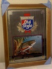 New Heileman s Old Style Brook Trout Beer Mirror First Wildlife Series Nos