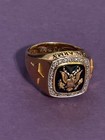 Vintage U s  Army Ring Vietnam Era Military Pride Eagle Signet     Personalized