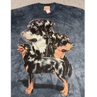 Vintage The Mountain Rottweiler Dog Tie Dye T-shirt Mens Xxl Grey 2000 Nwt
