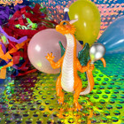 Party Dragon Figurine - Vibrant 5 5  Model Figure - Fun And Festive Toy For Boys