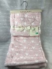 New Lullaby Baby Pink White Hearts Blanket Luxury Velvet Security Lovey Girls