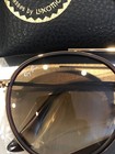 New Ray-ban Round Double Bridge Gold Frame gradient Brown Rb3647n Sunglasses 