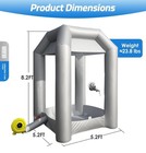 Inflatable Money Machine Booth Inflatable Cash Cube Machine W air Blower Event