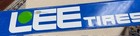 Vintage Lee Tires Metal Gas Oil Station Pump Sign 60l X 12w