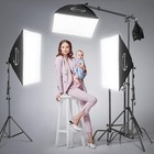 135w Photo Studio Photography 3 Soft Box Light Photography Studio Light Kit