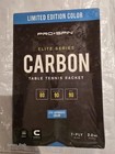 Pro-spin Ping Pong Paddle  Carbon Fiber Table Tennis Racket   Elite Series 7 
