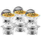 2 4 6 8 Pack Chafing Dish Buffet Set 6qt Round Stainless Steel Food Warmer
