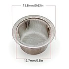 Stainless Steel Metal Filter Screen Tobacco Smoking Pipe Mesh Concave Bowl 20pcs
