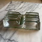 Antique vtg  1930s Heavy Glass Pencil pen cigar Holder Art Deco Paperweight