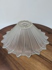14  Vintage Art Deco Sunflower Light Fixture Ceiling Shade Frosted Glass Bh