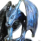 6 9  Flash Labradorite Hand Carved Crystal Dragon Sculpture