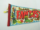 Vtg Fantasy Land Souvenir Felt Pennant Amusement Park Rare Retro