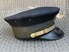 Original Ww1 Usn Officer Dress Cap Hat Bullion Insignia Named David E Kennedy