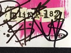 Blink 182 Travis Barker Tom Delonge Mark Hoppus Band Signed Autograph Cd Cover