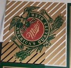 Rare Vintage Miller High Life Beer Baseball Glass Mirror Sign 13x13 In Frame