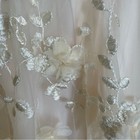 Nwt Windsor Girls Cream Sleeveless Embellished Dress Size Small