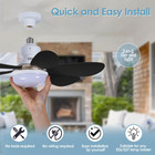 Socket Fan Light Ceiling Fans With Lights And Remote Dimmable Led Ceiling Fan Us